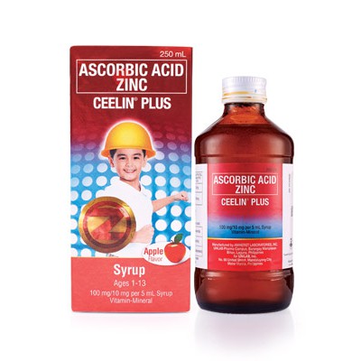 CEELIN Plus Ascorbic Acid + Zinc Syrup 250ml