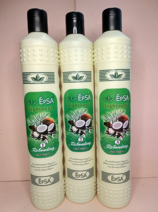 EPSA LIGHTNESS 1,2,3 Coconut REBONDING SET 1000ml
