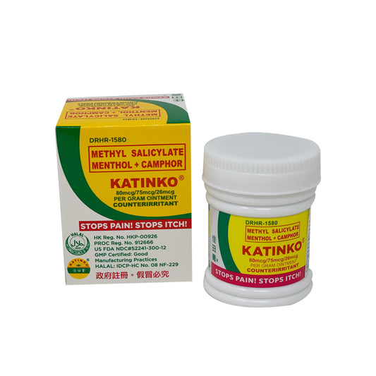 KATINKO Camphor + Menthol + Methyl Salicylate Ointment 30g
