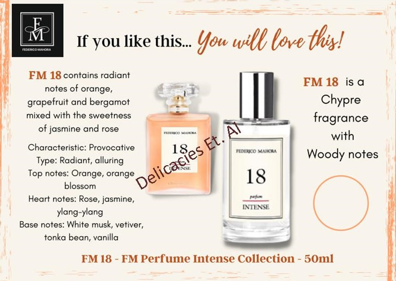 Number 18 fm outlet perfume