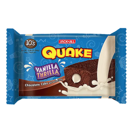 Quake Choco Bar Vanilla Filling | 38g 10pcs